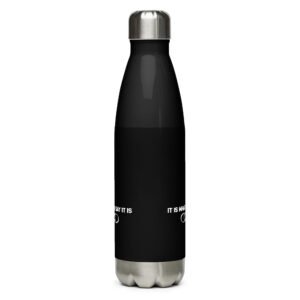Stainless steel water bottle