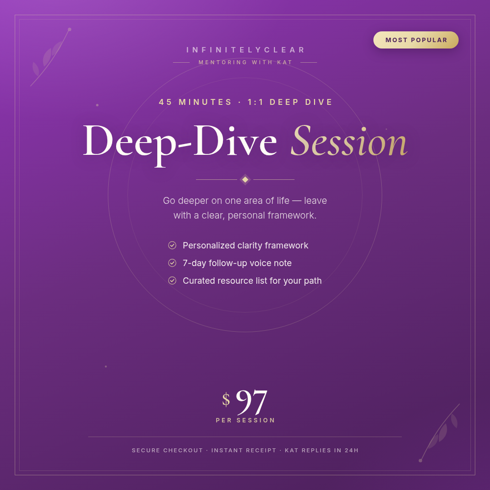 45 minutes - Deep-Dive Session